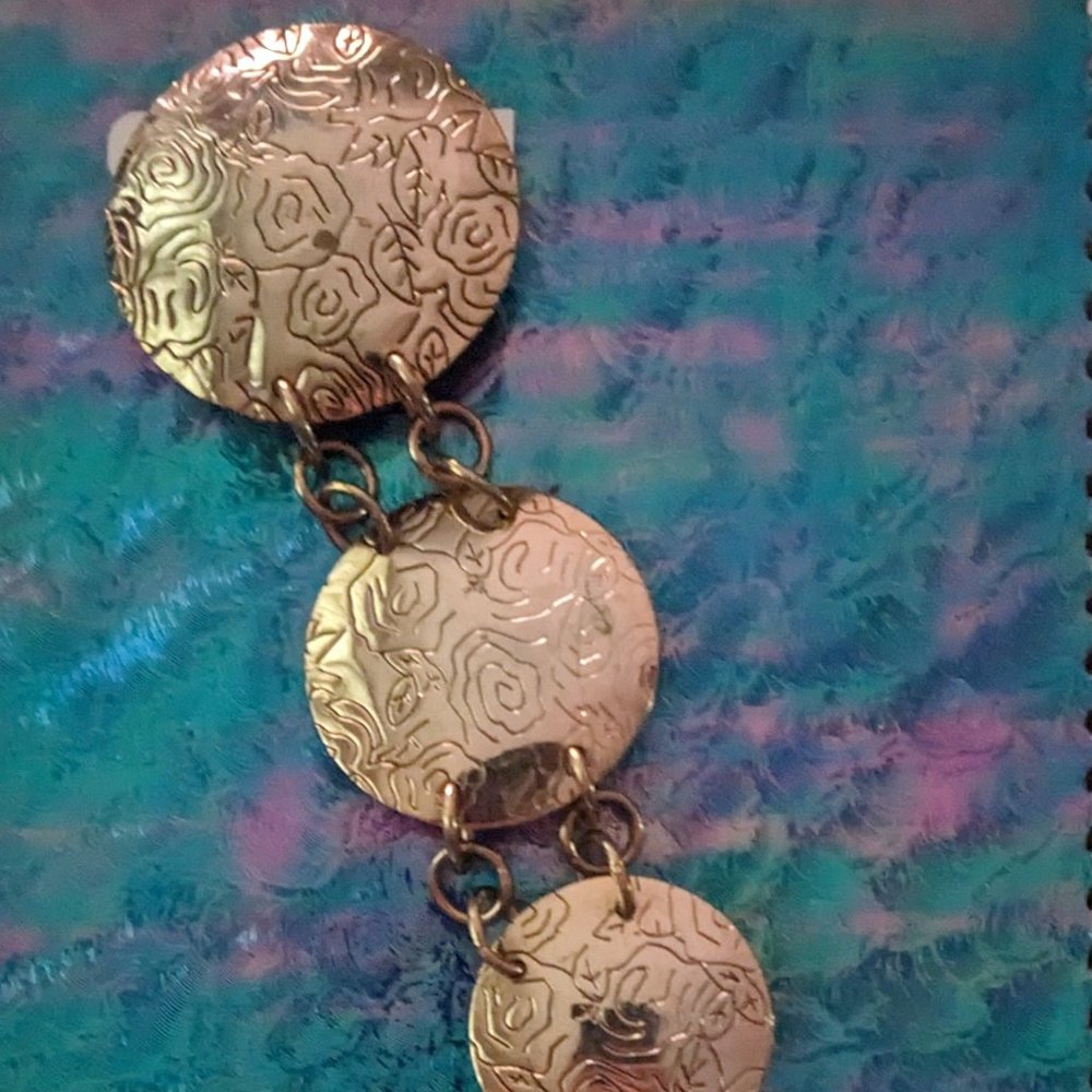 Hair Armor Abstract Rose with Butterfly Charm